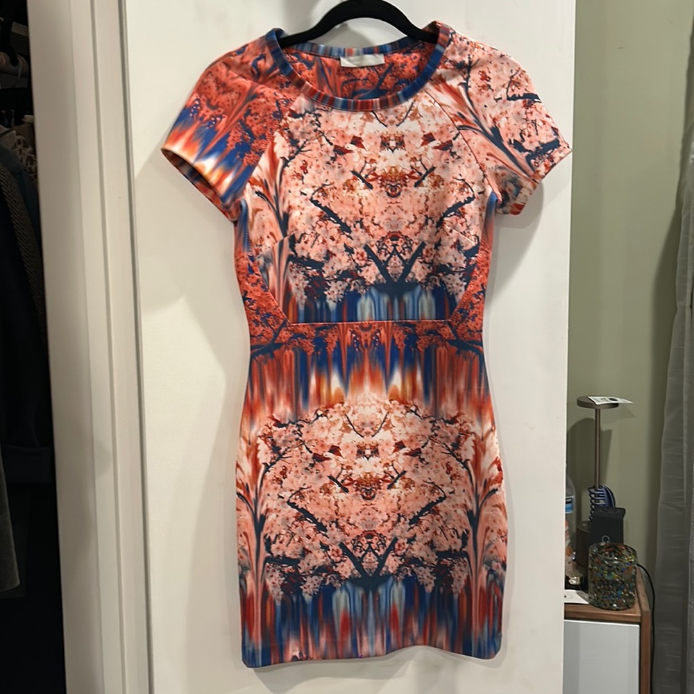 Patterned Mini Dress